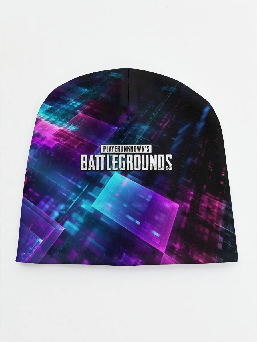 Детская шапка / Pubg neon style 2019