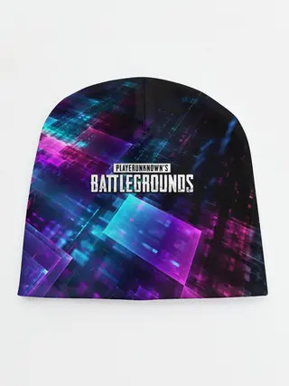 Детская шапка / Pubg neon style 2019
