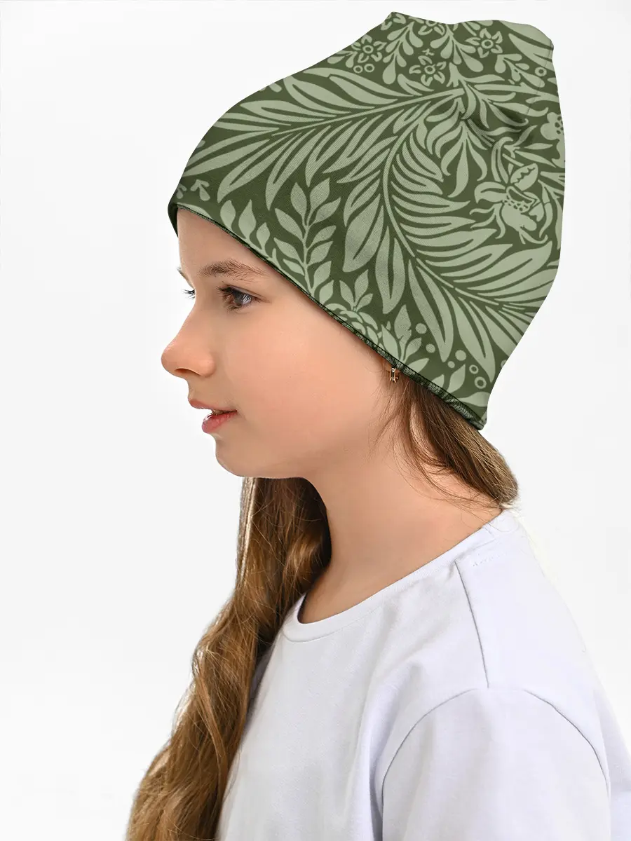 Детская шапка / Flowers Green