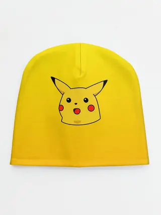Детская шапка / Покемоны. Удивленный Пикачу