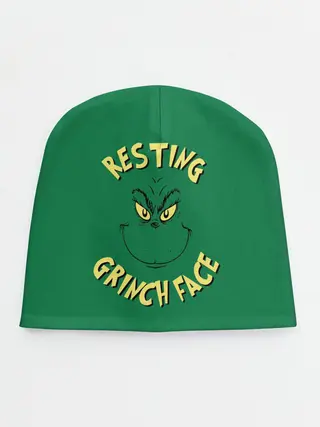 Детская шапка / Resting Grinch Face