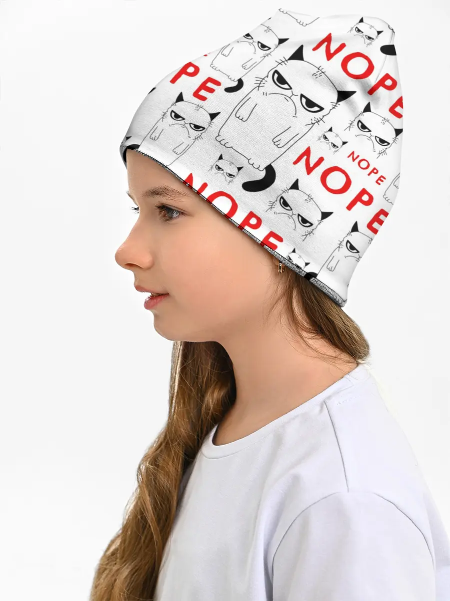 Детская шапка / Grumpy Cat. Nope!