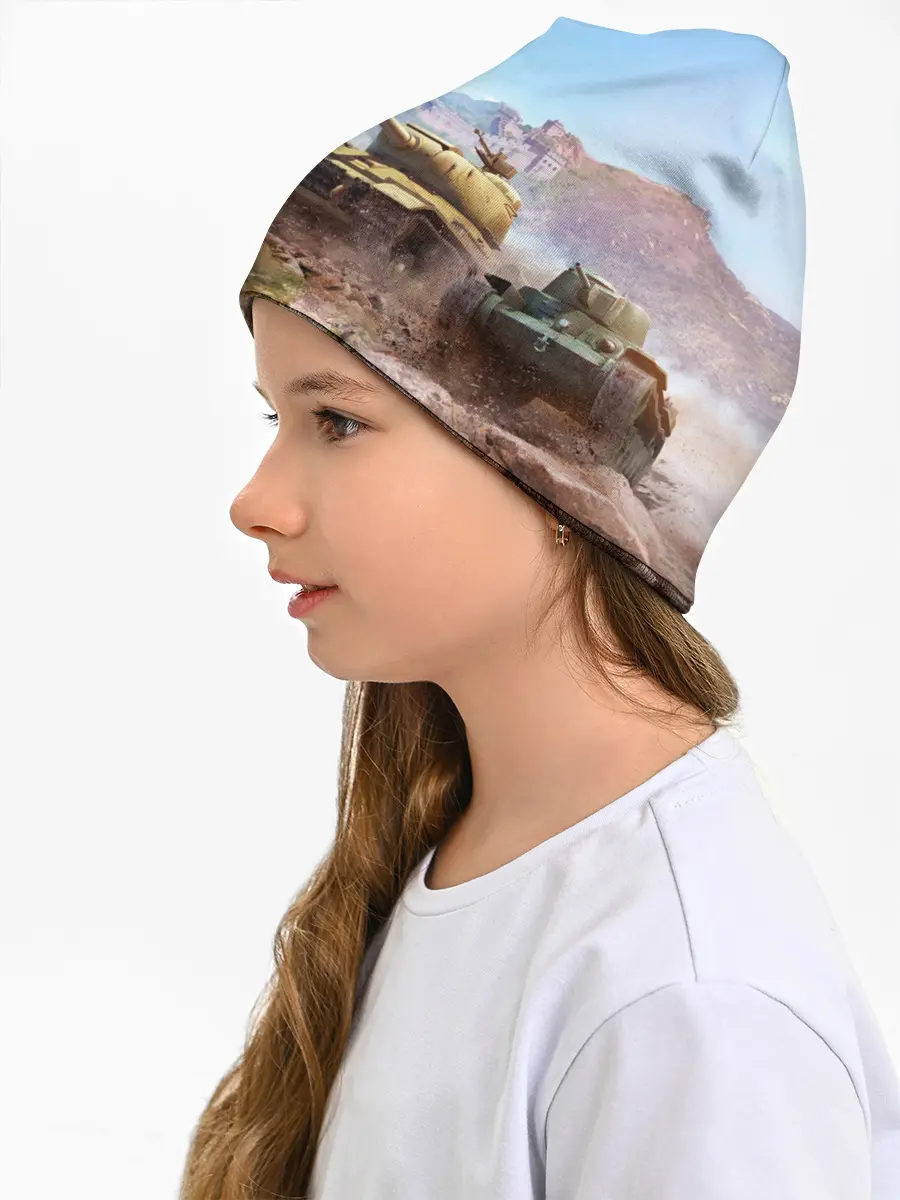 Детская шапка / Танки