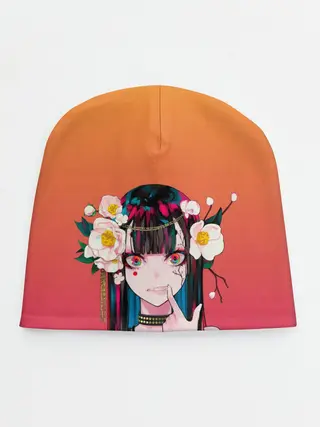 Детская шапка / Девушка - сакура