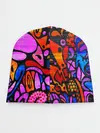 Детская шапка / Неоновое граффити