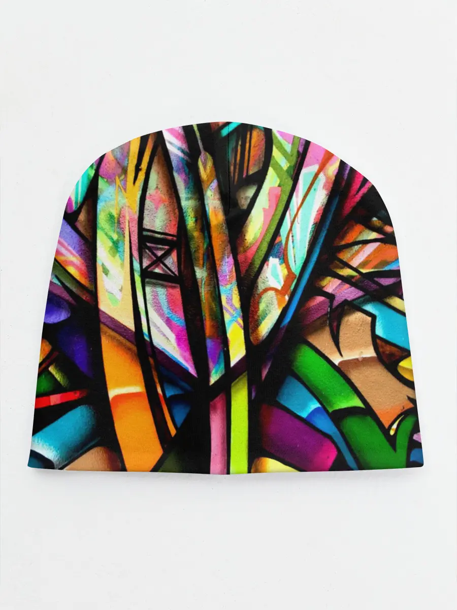 Детская шапка / Красочное граффити