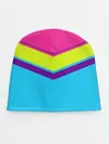 Детская шапка / Цветные треугольники_голубой