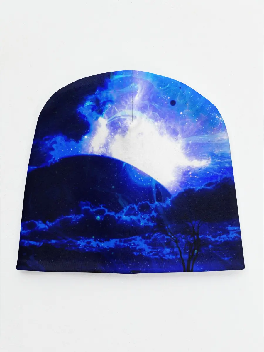 Детская шапка / Космический закат