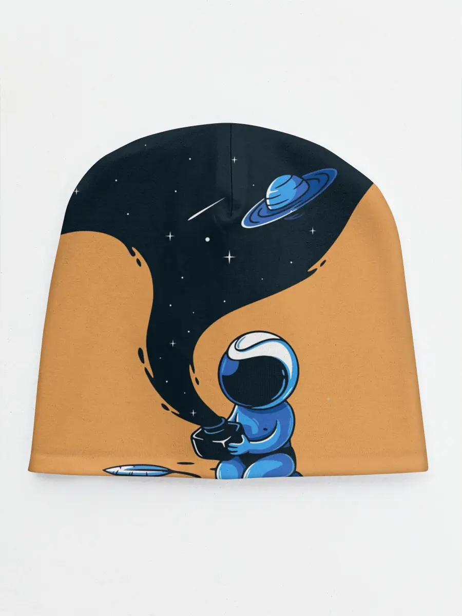 Детская шапка / Космонавт и чернила