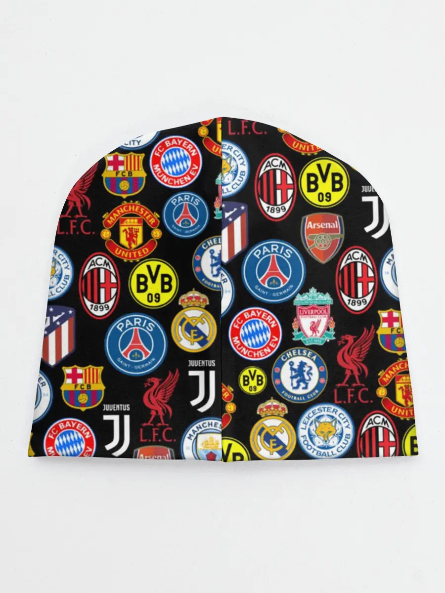 Детская шапка / ЛОГО ФУТБОЛЬНЫХ КОМАНД