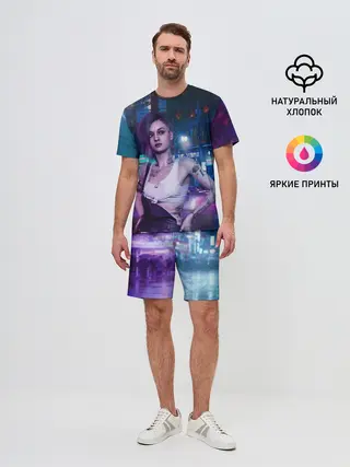 Мужской костюм с шортами / Cyberpunk 2077