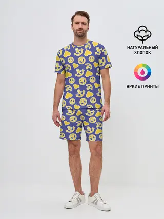 Мужской костюм с шортами / Kimyou na Bouken паттерн