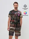 Мужской костюм с шортами / Cyberpunk 2077