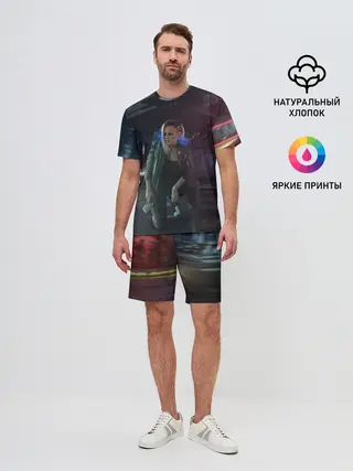 Мужской костюм с шортами / Cyberpunk 2077