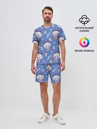 Мужской костюм с шортами / Genshin Impact