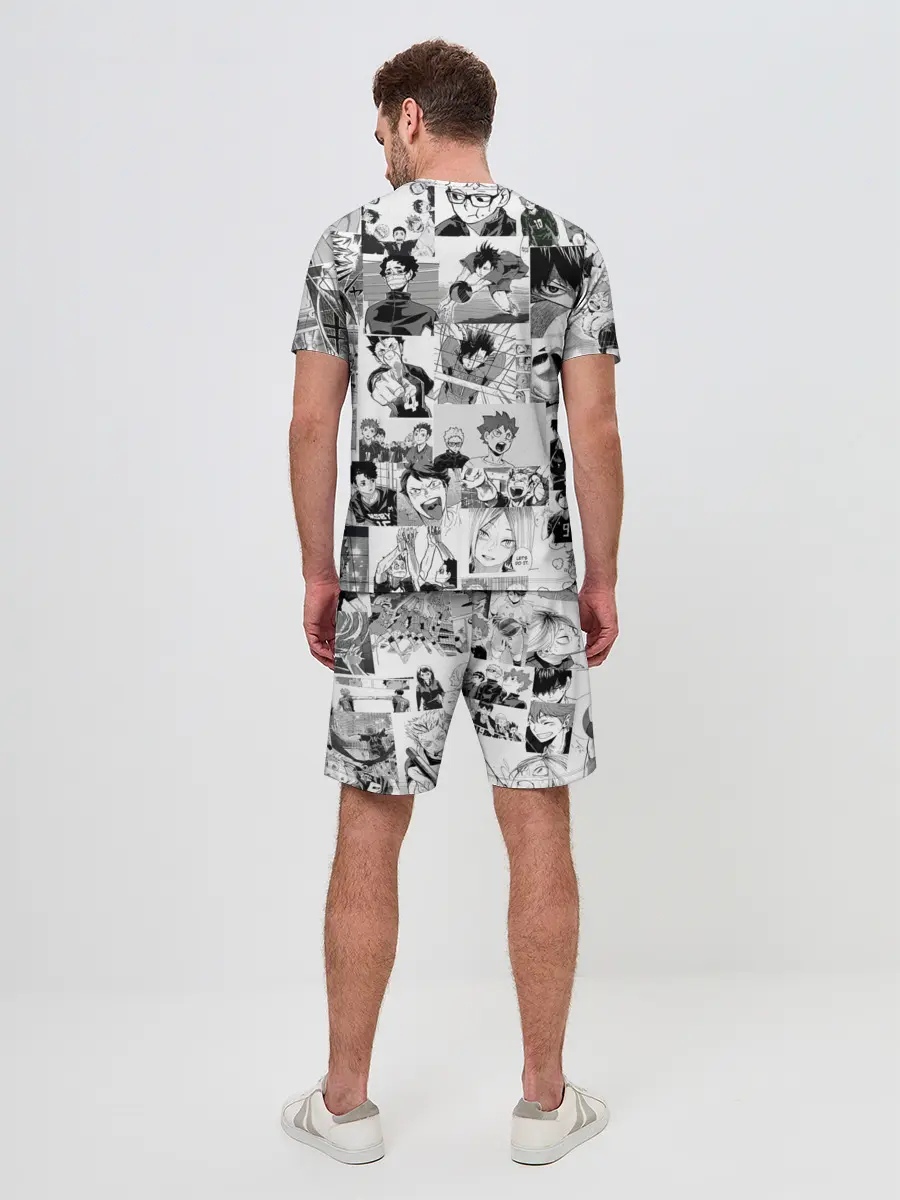 Мужской костюм с шортами / Haikyu pattern