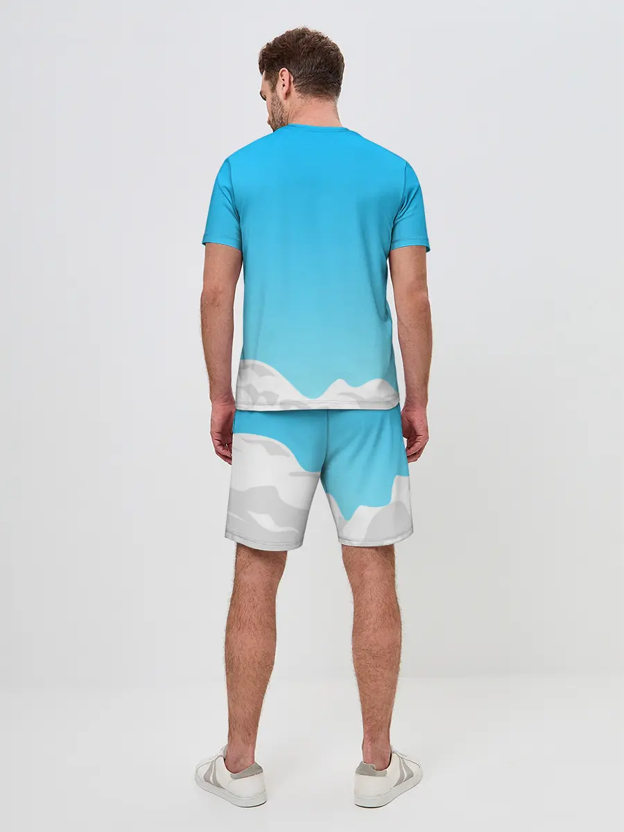 Мужской костюм с шортами / Genshin Impact