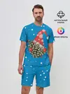 Мужской костюм с шортами / Новогодний гном