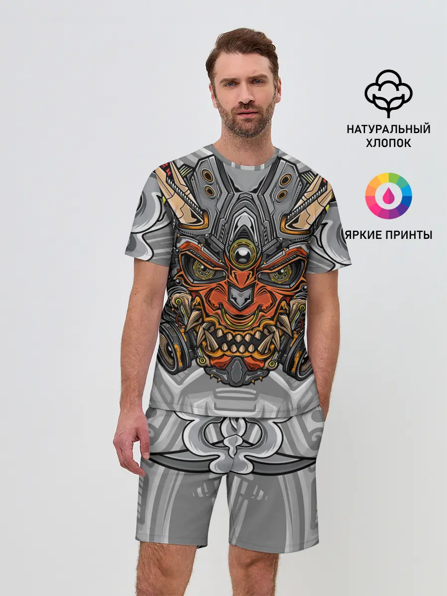 Мужской костюм с шортами / Cyber Samurai