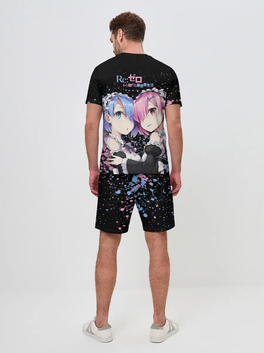 Мужской костюм с шортами / Re:Zero, Рам и Рем