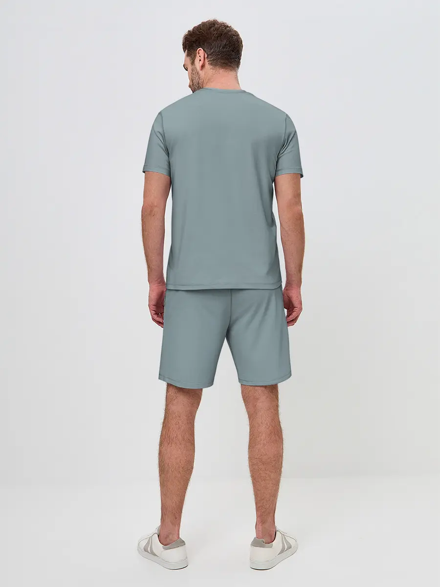 Мужской костюм с шортами / нарисованный конь