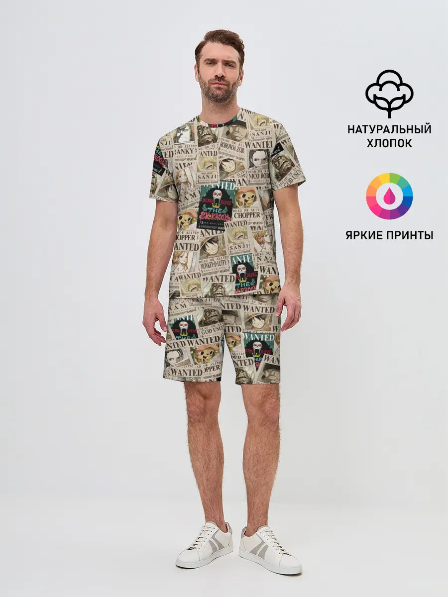 Мужской костюм с шортами / Ван пис