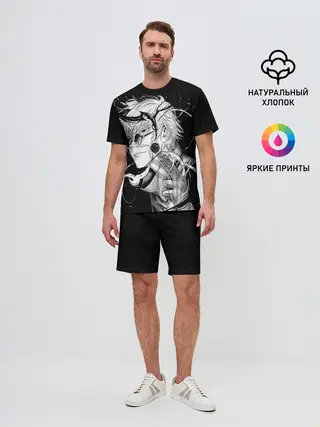 Мужской костюм с шортами / Магическая Битва Сатору Гото