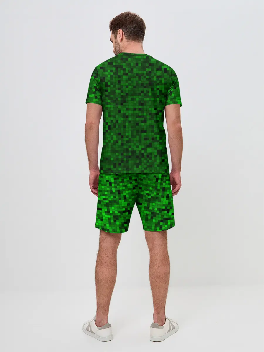 Мужской костюм с шортами / Minecraft