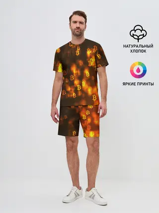 Мужской костюм с шортами / BITCOIN KRYPTONATE