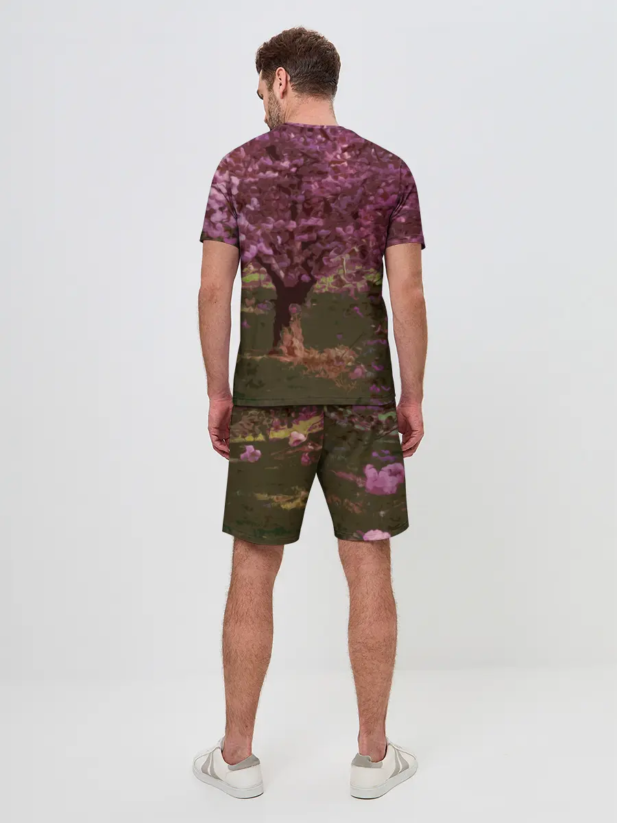 Мужской костюм с шортами / Zero Two Сад сакуры