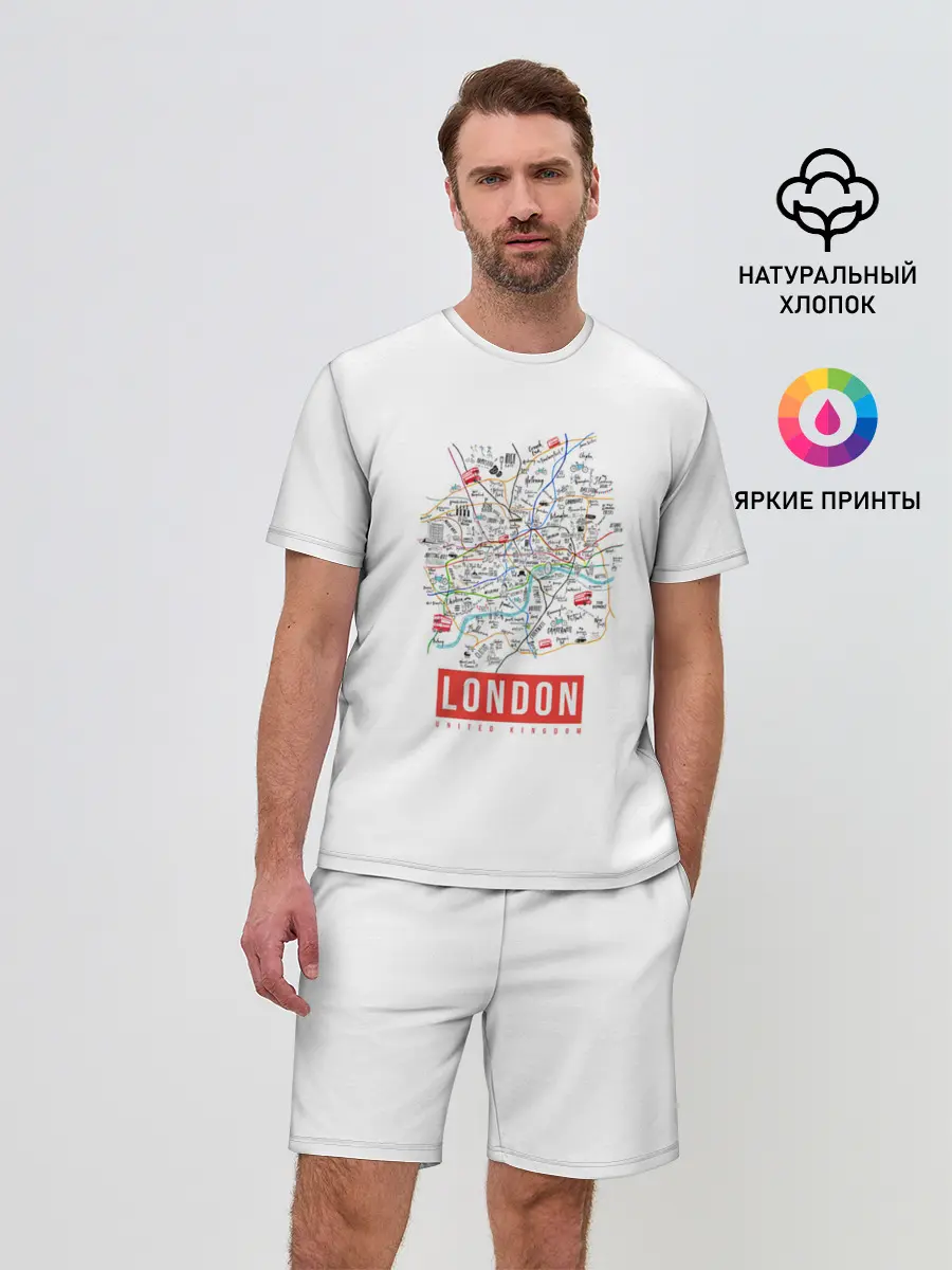 Мужской костюм с шортами / Лондон