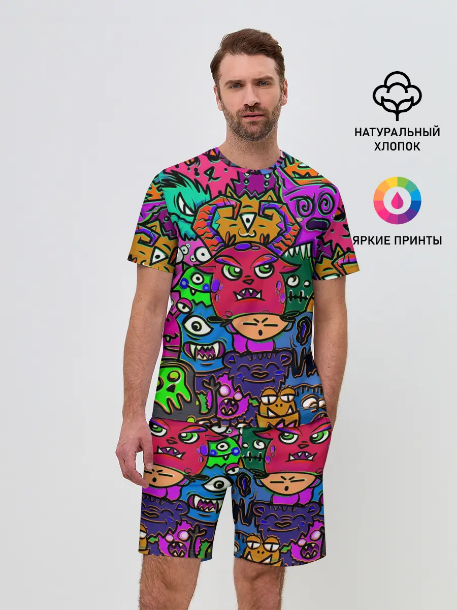 Мужской костюм с шортами / Happy