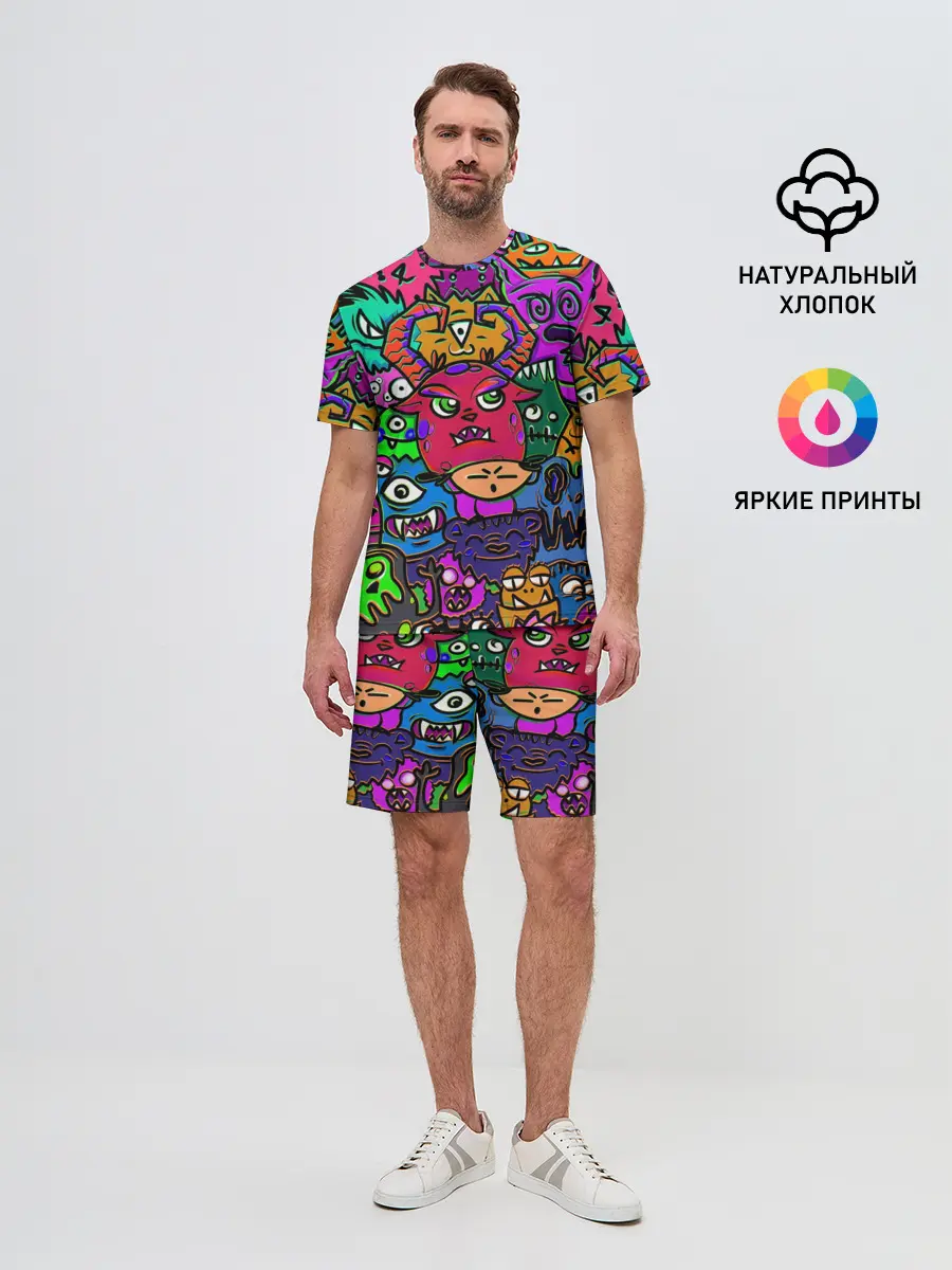 Мужской костюм с шортами / Happy