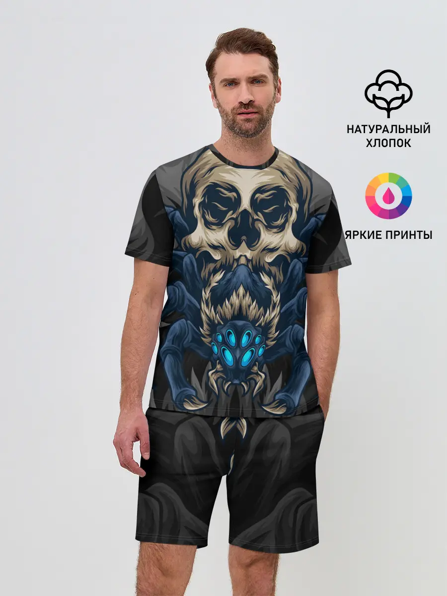 Мужской костюм с шортами / Демонический паук