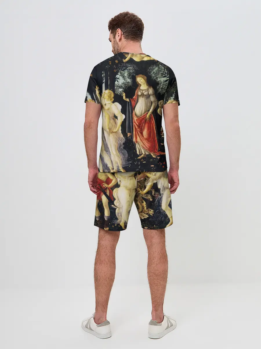 Мужской костюм с шортами / весна боттичелли