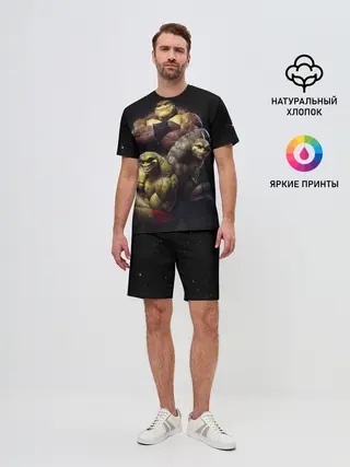 Мужской костюм с шортами / Battletoads