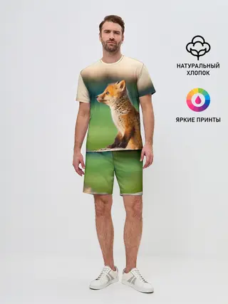 Мужской костюм с шортами / Лиса