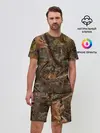Мужской костюм с шортами / Охотничий камуфляж
