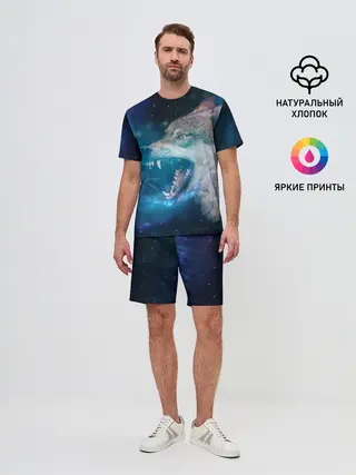 Мужской костюм с шортами / Волчара Юморит