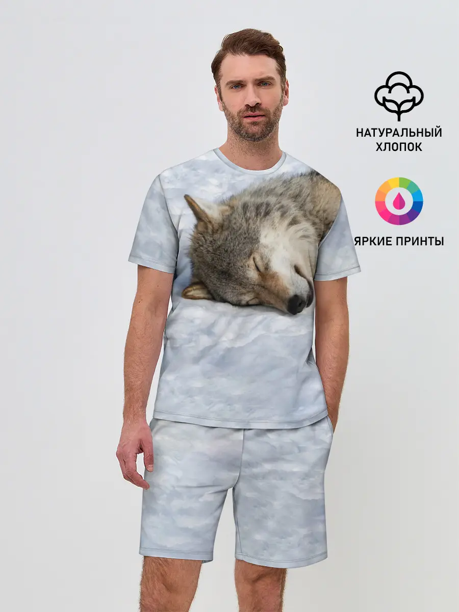 Мужской костюм с шортами / Спящий Волк