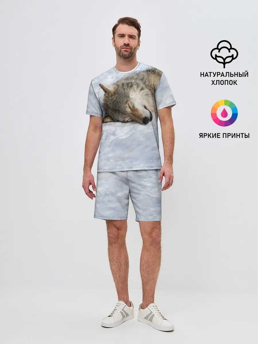 Мужской костюм с шортами / Спящий Волк