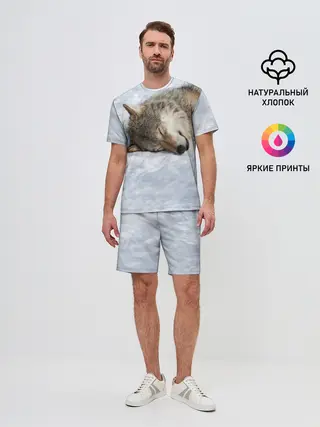 Мужской костюм с шортами / Спящий Волк