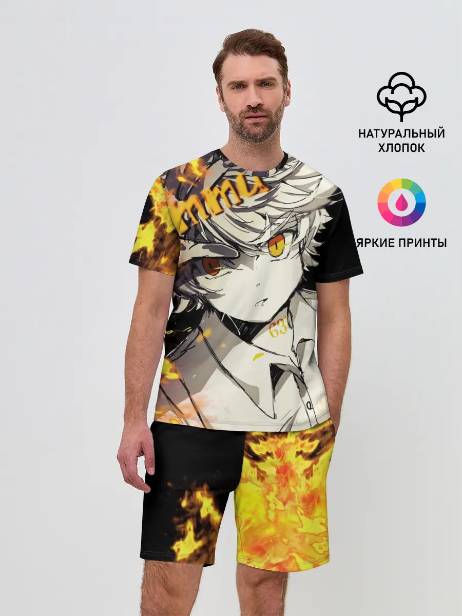 Мужской костюм с шортами / Обещанный неверленд Emma