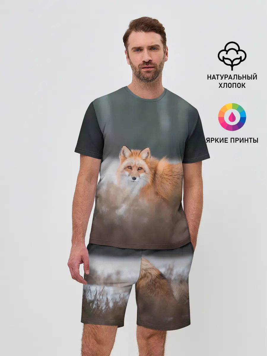 Мужской костюм с шортами / Лиса