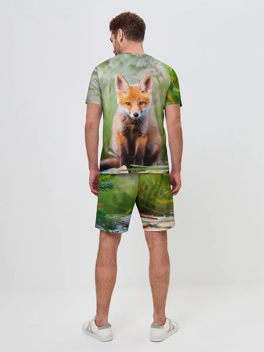 Мужской костюм с шортами / Лисичка