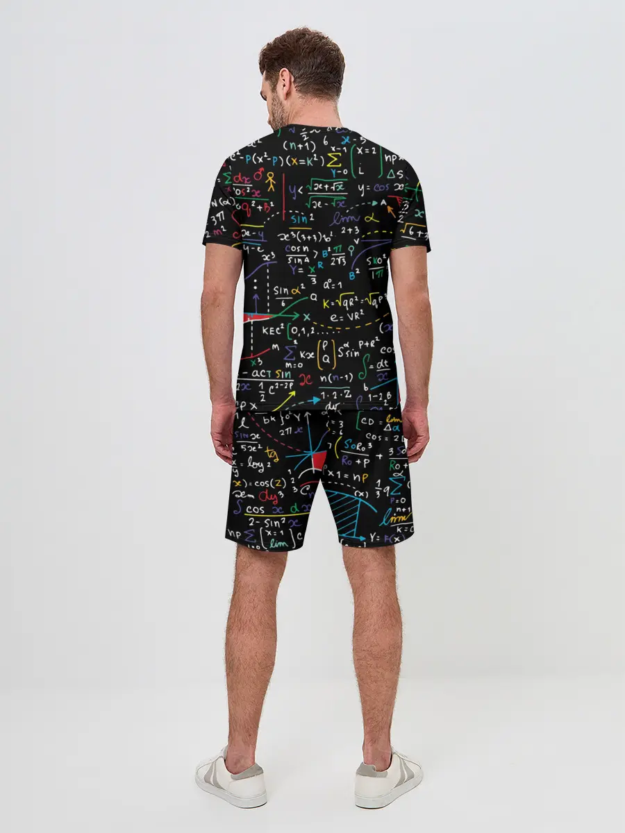 Мужской костюм с шортами / Математические формулы
