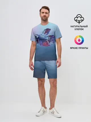 Мужской костюм с шортами / Рыбка