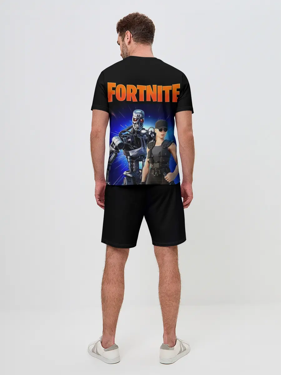 Мужской костюм с шортами / Fortnite терминатор