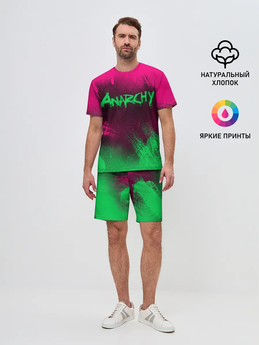 Мужской костюм с шортами / CS GO | NEON REVOLUTION v2