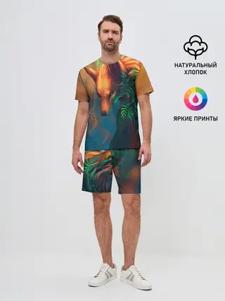 Мужской костюм с шортами / Волшебная лиса